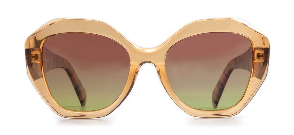 CARETTA CRTTAGÜNŞ 8809-C.04 Güneş Genç,Yetişkin Kadın Geometrik Çerçeveli Grilamid TR90 Polarize - 1