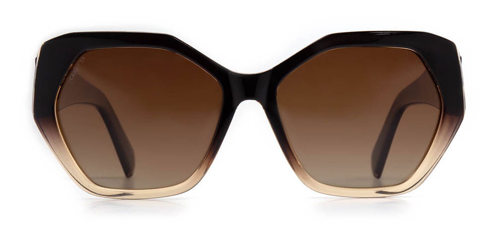 CARETTA CRTTAGÜNŞ 8810-C.17 Güneş Genç,Yetişkin Kadın Geometrik Çerçeveli Grilamid TR90 UV400,Polarize - 1