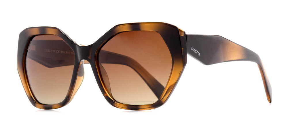 CARETTA CRTTAGÜNŞ 8810-DM05 Güneş Genç,Yetişkin Kadın Geometrik Çerçeveli Grilamid TR90 Polarize - 2