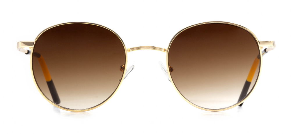 CARETTA CRTTAGÜNŞ 8872-C.14 Güneş Genç Erkek,Kadın,Unisex Oval Çerçeveli Metal UV400 - 1