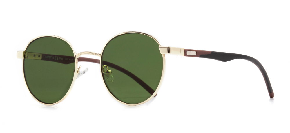 CARETTA CRTTAGÜNŞ 8873-C.03 Güneş Genç Erkek,Kadın,Unisex Oval Çerçeveli Metal UV400 - 2