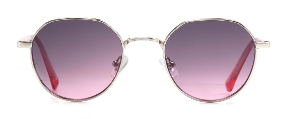 CARETTA CRTTAGÜNŞ 8874-C.01 Güneş Genç Kadın Geometrik Çerçeveli Metal UV400 - 1