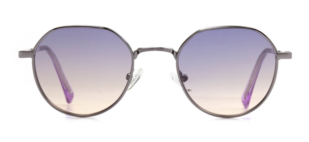 CARETTA CRTTAGÜNŞ 8874-C.02 Güneş Genç Kadın Geometrik Çerçeveli Metal UV400 - 1