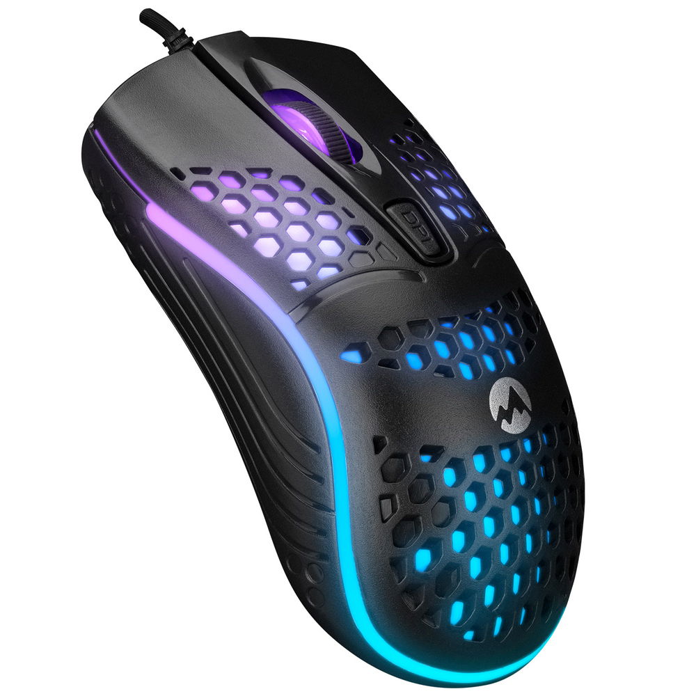 Everest SM-654 ECO Usb Siyah 4D Optik LED Işıklı Gaming Oyuncu Mouse - 1