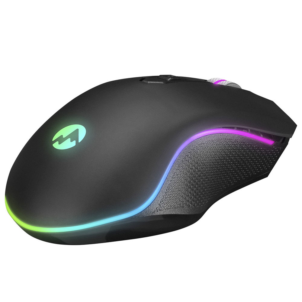 Everest SM-F09 TITANIO Usb Gümüş 7200dpi RGB Ledli Gaming Oyuncu Mouse - 5