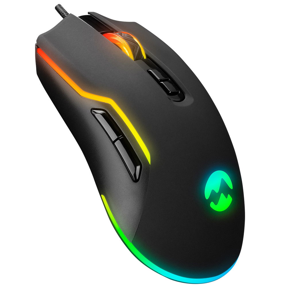 Everest SM-G14 DUSK Usb Siyah 1600-7200 dpi RGB Ledli Gaming Oyuncu Mouse - 1