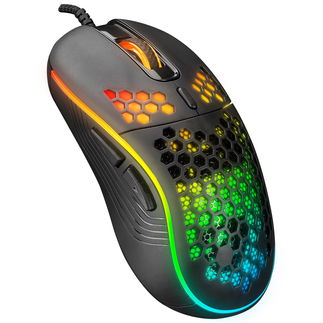 Everest SM-G66 X-HOLE Usb Siyah 7D Optik 8000dpi LED Işıklı Gaming Oyuncu Mouse - Everest