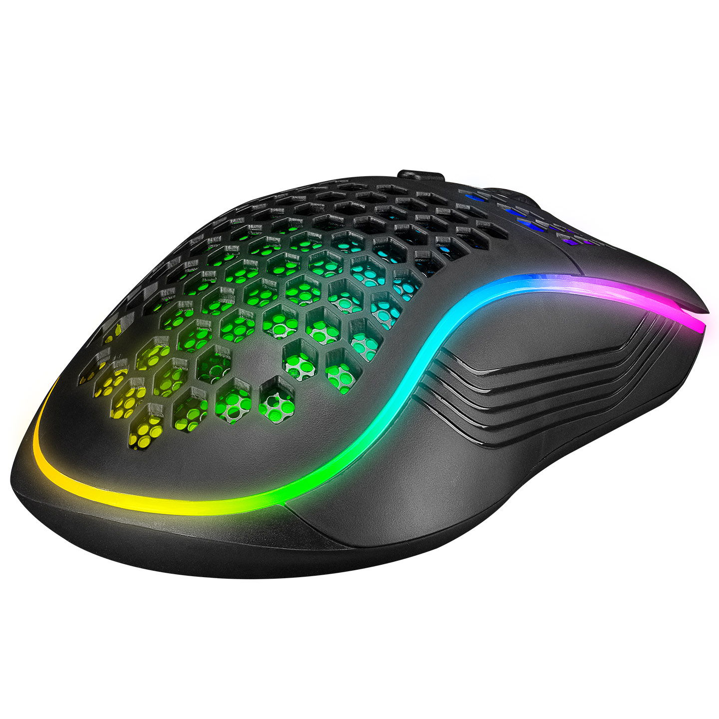 Everest SM-G66 X-HOLE Usb Siyah 7D Optik 8000dpi LED Işıklı Gaming Oyuncu Mouse - 5