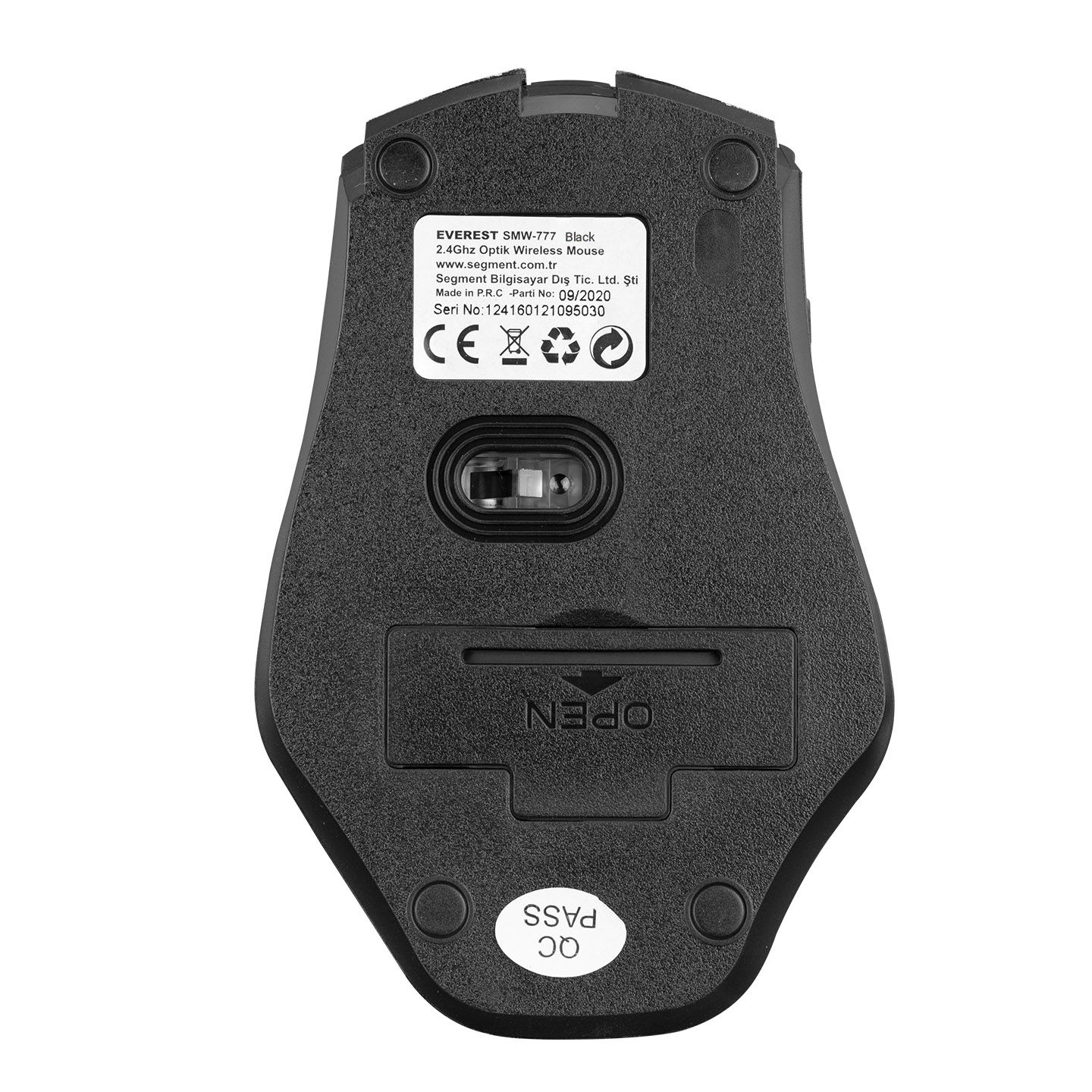 Everest SMW-777 Usb Siyah 2.4Ghz Optik Wireless Mouse - 4