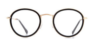 GOLDBERRY GB 4001-C.07 Optik Genç Erkek, Kadın, Unisex Yuvarlak Çerçeveli Asetat - GOLDBERRY