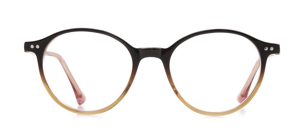 GOLDBERRY GB 4002-C.10 Optik Genç Kadın Yuvarlak Çerçeveli Asetat - 1