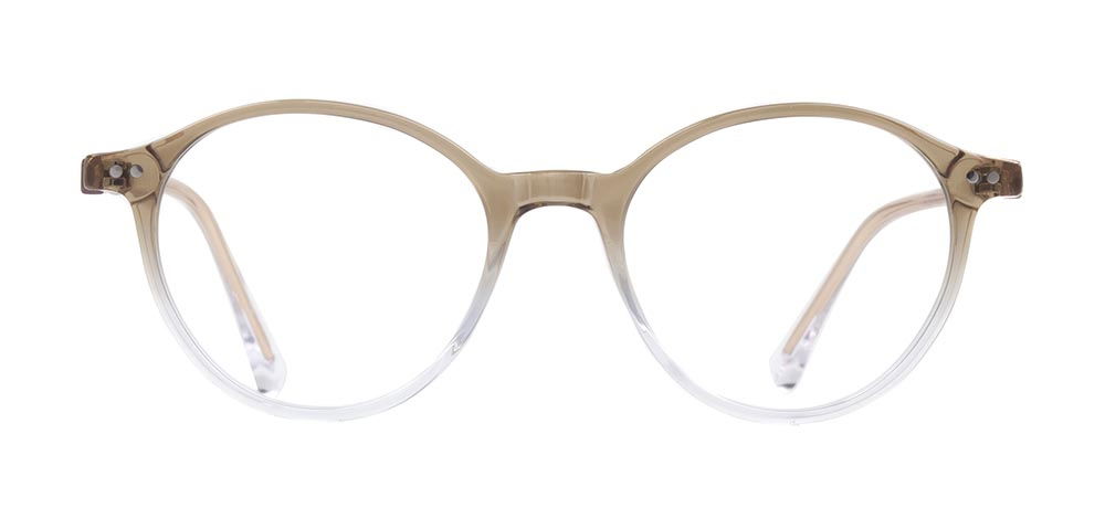 GOLDBERRY GB 4002-C.11 Optik Genç Kadın Yuvarlak Çerçeveli Asetat - 1