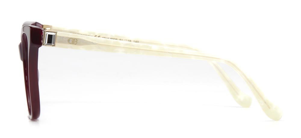 GOLDBERRY GB 4005-C.03 Optik Genç Kadın Köşeli Çerçeveli Asetat - 3