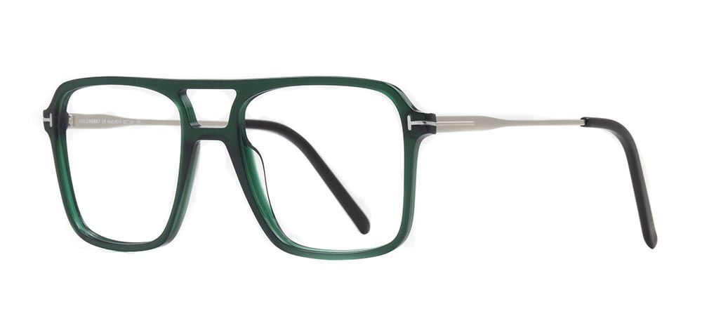 GOLDBERRY GB 4014-C.07 Optik Genç Erkek,Kadın,Unisex Köşeli Çerçeveli Asetat - 2