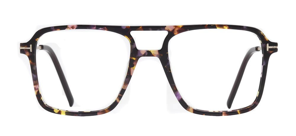 GOLDBERRY GB 4014-C.08 Optik Genç Kadın Köşeli Çerçeveli Asetat - 1