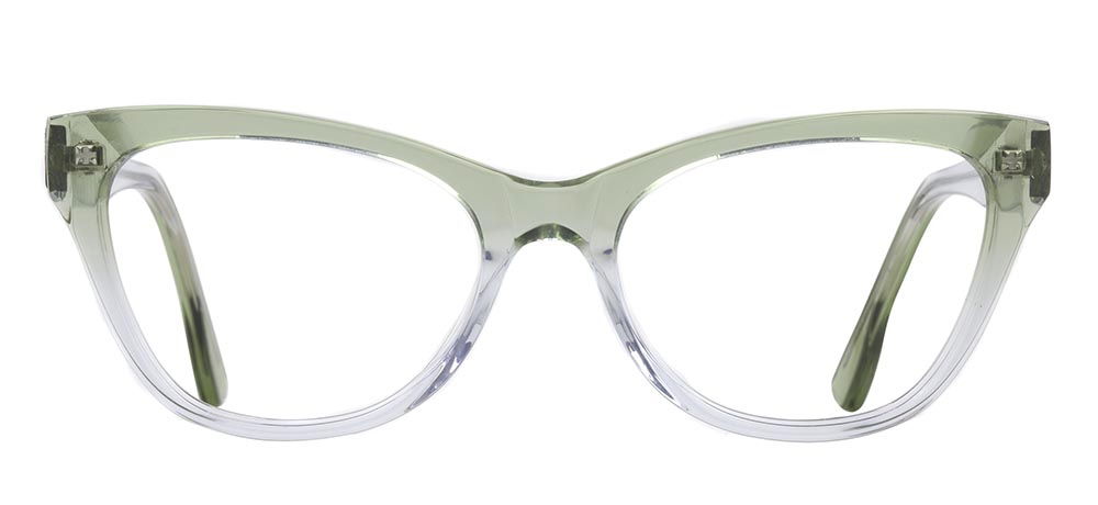 GOLDBERRY GB 4034-C.09 Optik Genç Kadın Çekik Çerçeveli Asetat - 1