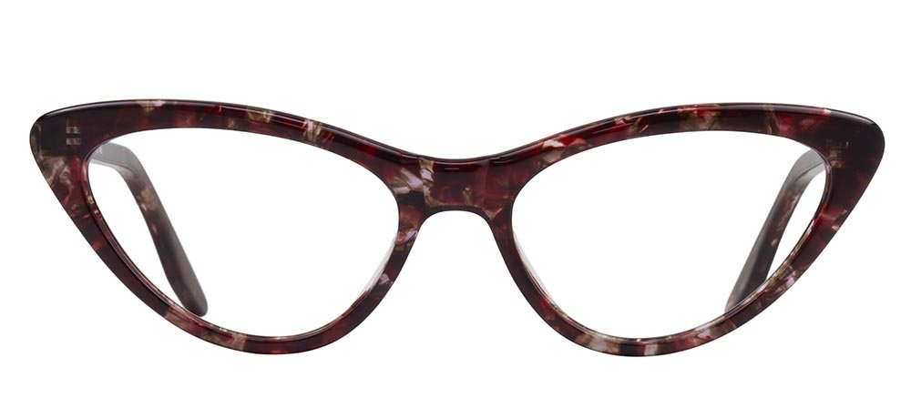 GOLDBERRY GB 4038-C.41 Optik Genç Kadın Çekik Çerçeveli Asetat - 1