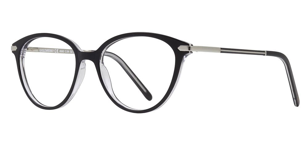 GOLDBERRY GB 4043-C.04 Optik Genç Kadın Çekik Çerçeveli Asetat - 2