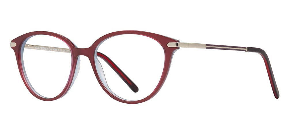 GOLDBERRY GB 4043-C.22 Optik Genç Kadın Çekik Çerçeveli Asetat - 2