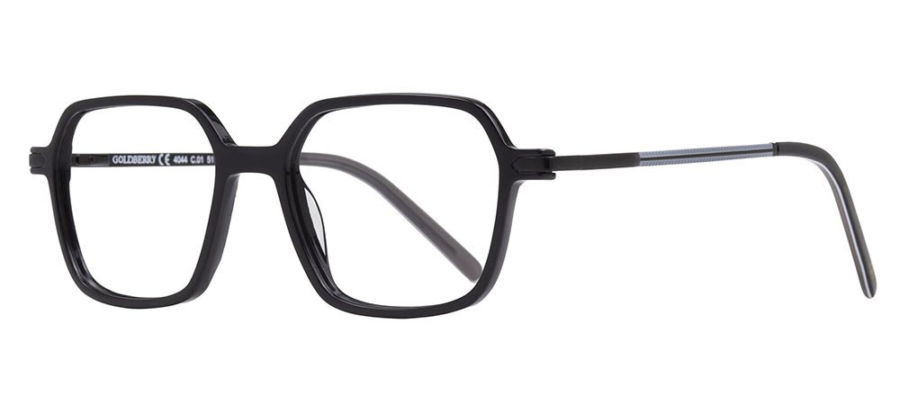 GOLDBERRY GB 4044-C.01 Optik Genç Erkek Köşeli Çerçeveli Asetat - 2