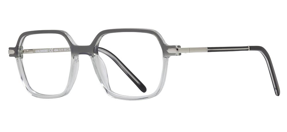 GOLDBERRY GB 4044-C.11 Optik Genç Erkek Köşeli Çerçeveli Asetat - 2