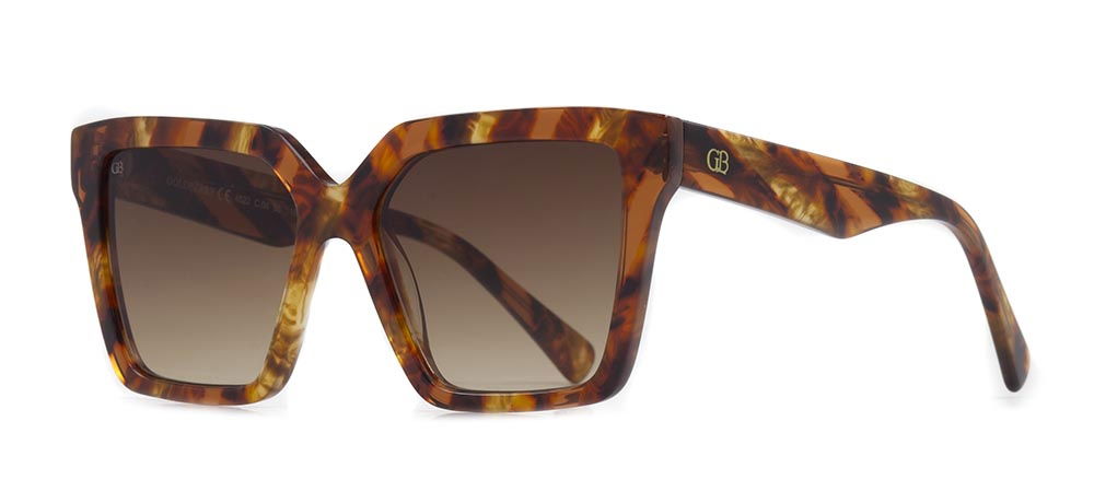 GOLDBERRY GBGNŞ 4522-C.04 Güneş Genç, Yetişkin Kadın Köşeli Çerçeveli Asetat UV400 - 2