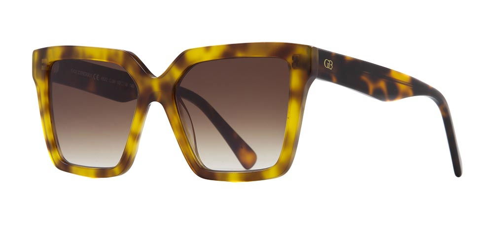 GOLDBERRY GBGNŞ 4522-C.06 Güneş Genç,Yetişkin Kadın Köşeli Çerçeveli Asetat UV400 - 2