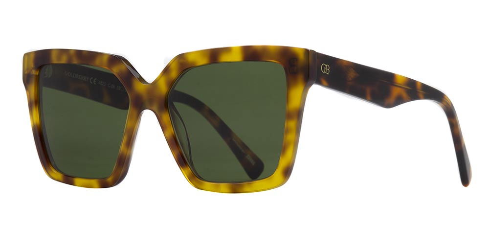 GOLDBERRY GBGNŞ 4522-C.06 Güneş Genç,Yetişkin Kadın Köşeli Çerçeveli Asetat UV400 - 2