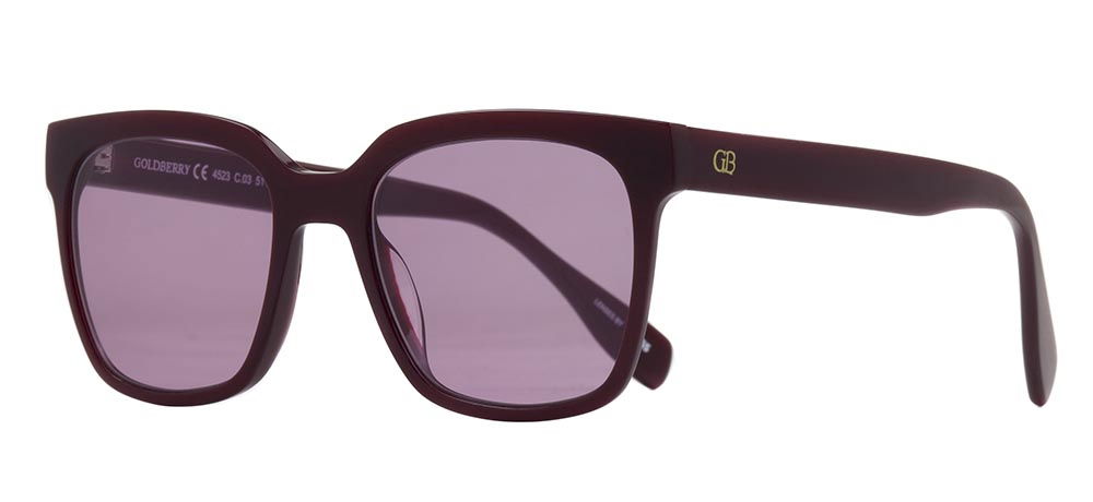 GOLDBERRY GBGNŞ 4523-C.03 Güneş Genç Kadın Köşeli Çerçeveli Asetat UV400 - 2