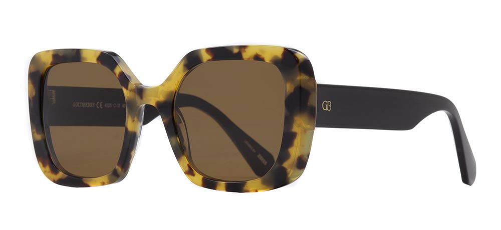 GOLDBERRY GBGNŞ 4525-C.07 Güneş Genç Kadın Köşeli Çerçeveli Asetat UV400 - 2