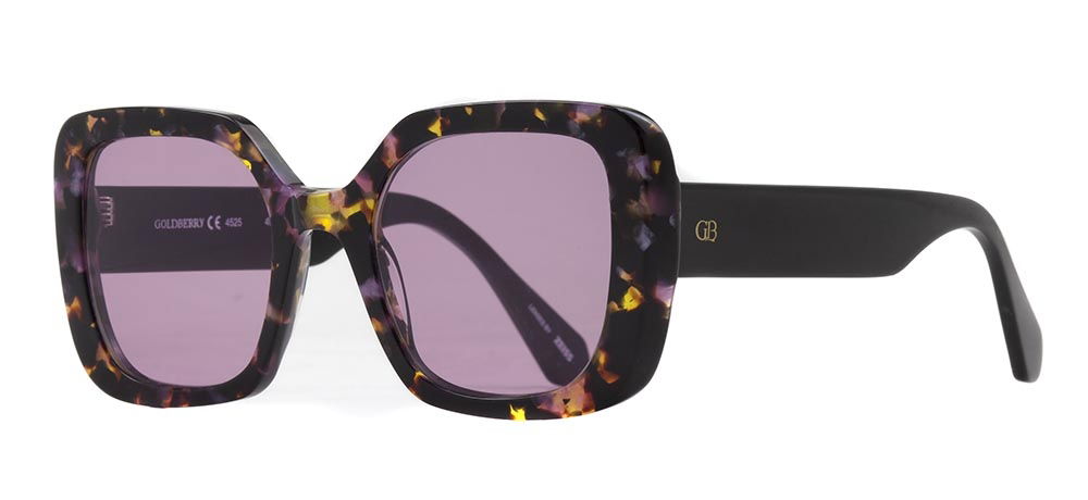 GOLDBERRY GBGNŞ 4525-C.96 Güneş Genç Kadın Köşeli Çerçeveli Asetat UV400 - 2