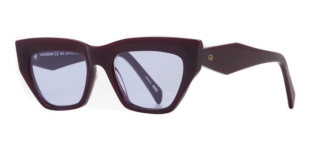 GOLDBERRY GBGNŞ 4532-C.03 Güneş Genç Kadın Çekik Çerçeveli Asetat UV400 - 2