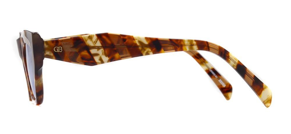 GOLDBERRY GBGNŞ 4532-C.07 Güneş Genç Kadın Çekik Çerçeveli Asetat UV400 - 3