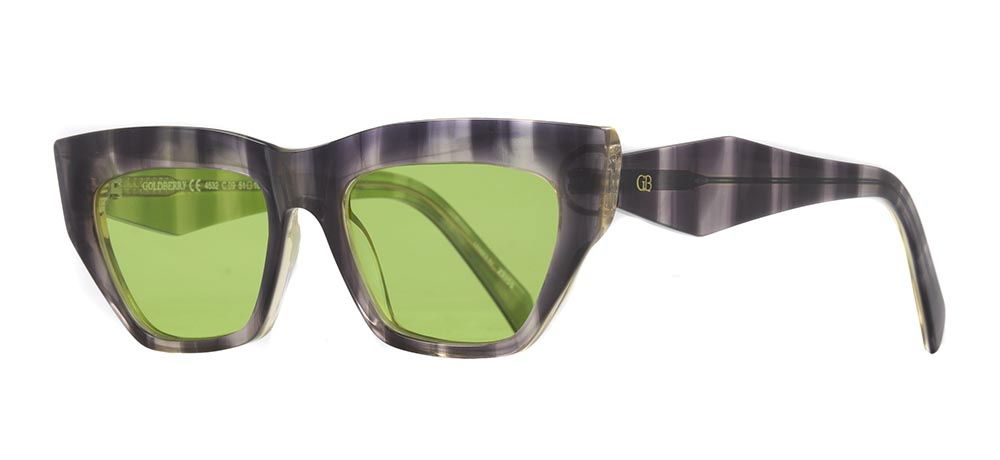 GOLDBERRY GBGNŞ 4532-C.09 Güneş Genç Kadın Çekik Çerçeveli Asetat UV400 - 2