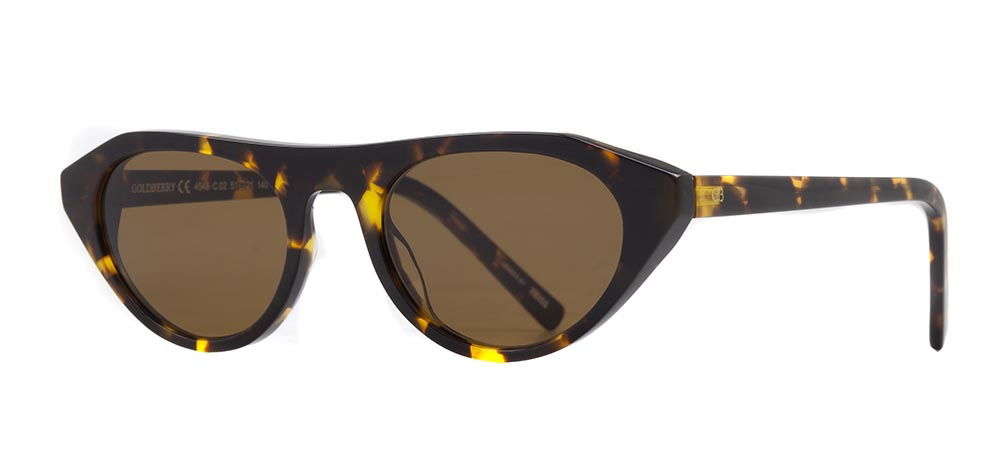 GOLDBERRY GBGNŞ 4548-C.02 Güneş Genç Kadın Çekik Çerçeveli Asetat UV400 - 2