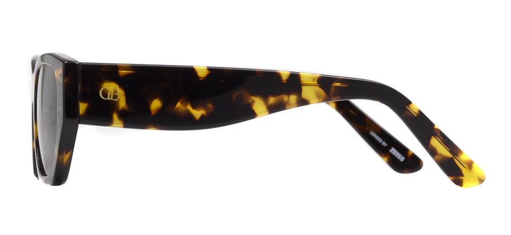 GOLDBERRY GBGNŞ 4555-C.02 Güneş Genç Kadın Köşeli Çerçeveli Asetat UV400 - 3