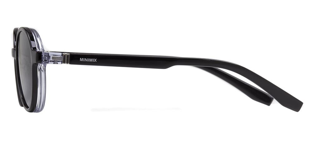 MINIMIX MNMX 1619-20506 Clipon,Optik Genç Erkek,Kadın,Unisex Yuvarlak Çerçeveli Asetat - 3