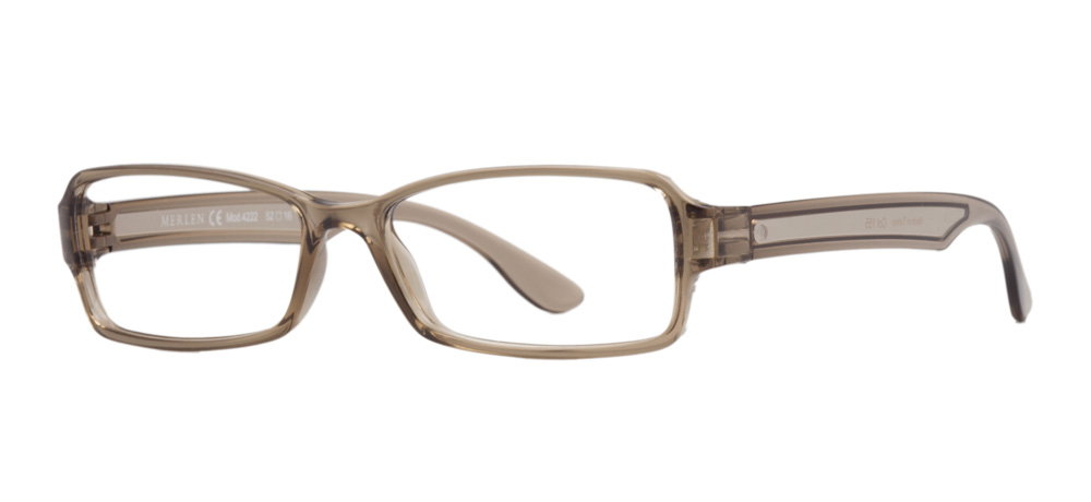 MERLEN MRLN 4222-155 Optik Yetişkin Kadın Köşeli Çerçeveli Grilamid TR90 - 2