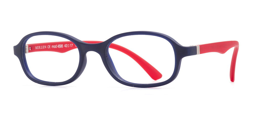 MERLEN MRLN 4595-M12031 Optik Çocuk Erkek,Kadın,Unisex Köşeli Çerçeveli Grilamid (TR90) - 2