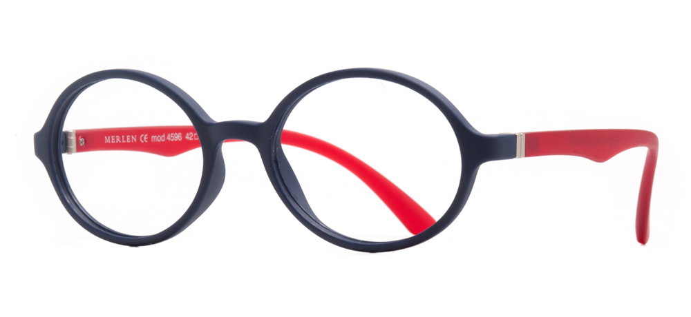 MERLEN MRLN 4596-M12031 Optik Çocuk Çocuk,Erkek,Kadın,Unisex Oval Çerçeveli Grilamid TR90 - 2