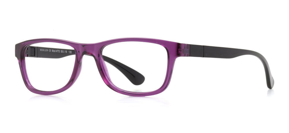 MERLEN MRLN 4772-6806 Optik Yetişkin Erkek,Kadın,Unisex Köşeli Çerçeveli Grilamid (TR90) - 2