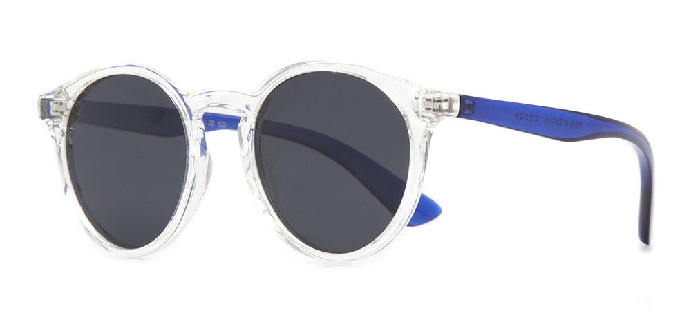 MERLEN MRLNGÜNŞ 4915-0129 Güneş Çocuk Erkek,Kadın,Unisex Yuvarlak Çerçeveli Grilamid (TR90) Polarize - 2