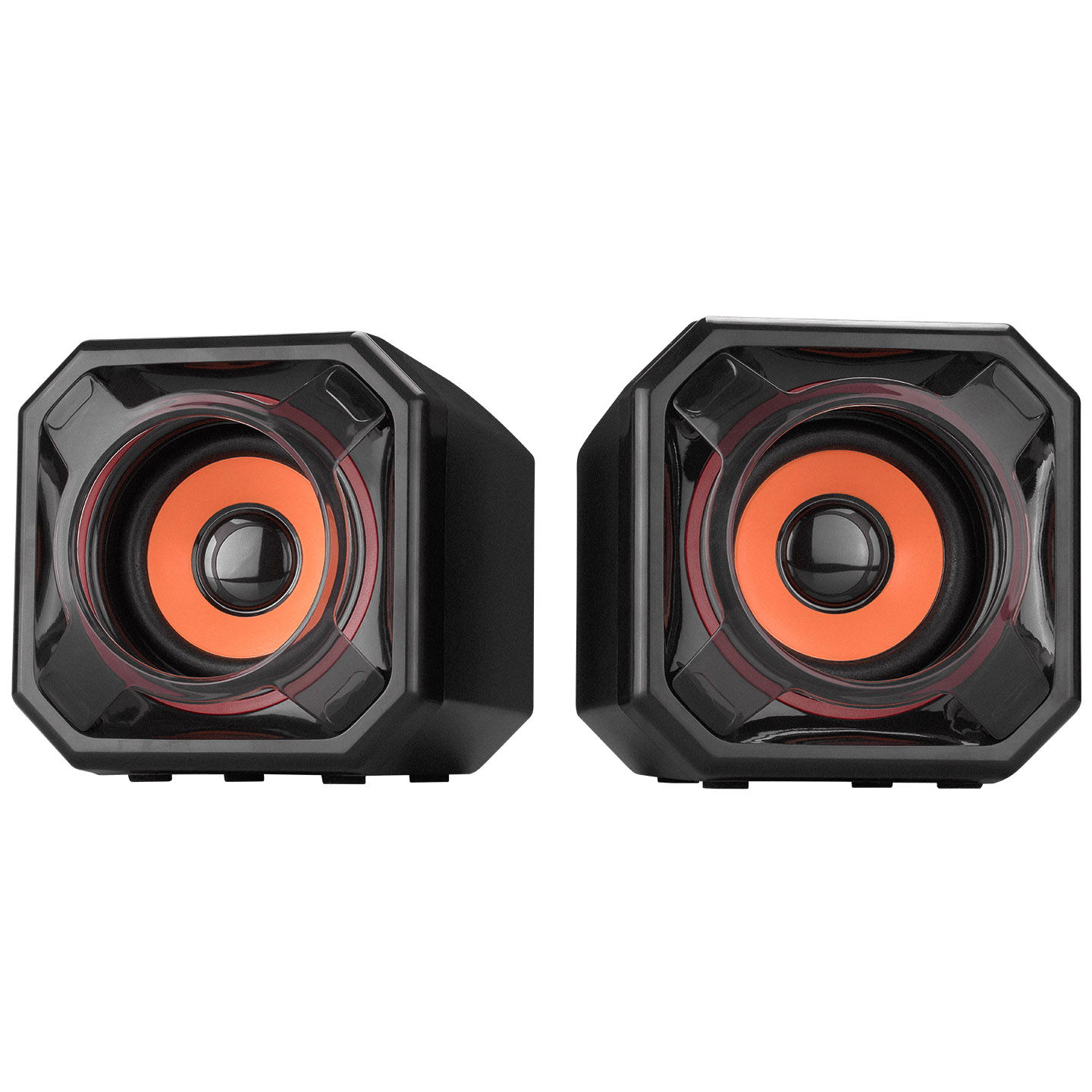 Mikado MD-177 2.0 5W * 2 Turuncu Siyah Super Bass USB Speaker - 1