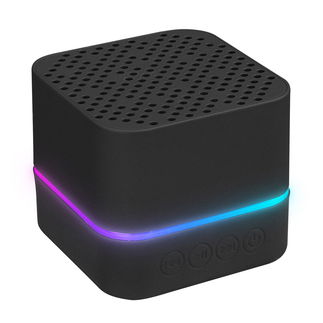 Mikado MD-18BT Siyah DC 5V/USB TF Kartlı Bluetoothlu Led Işklı Şarjlı Speaker Hoparlör - Mikado