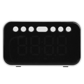 Mikado MD-W5 500mAh 5W Beyaz Bluetooth-TF Cart - Usb Alarmlı Saat Speaker - Mikado (1)