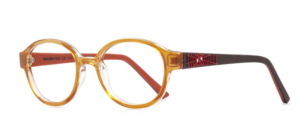 MINIMIX MNMX 1509-C.10 Optik Bebek,Çocuk Erkek,Kadın,Unisex Oval Çerçeveli Grilamid (TR90) - 2