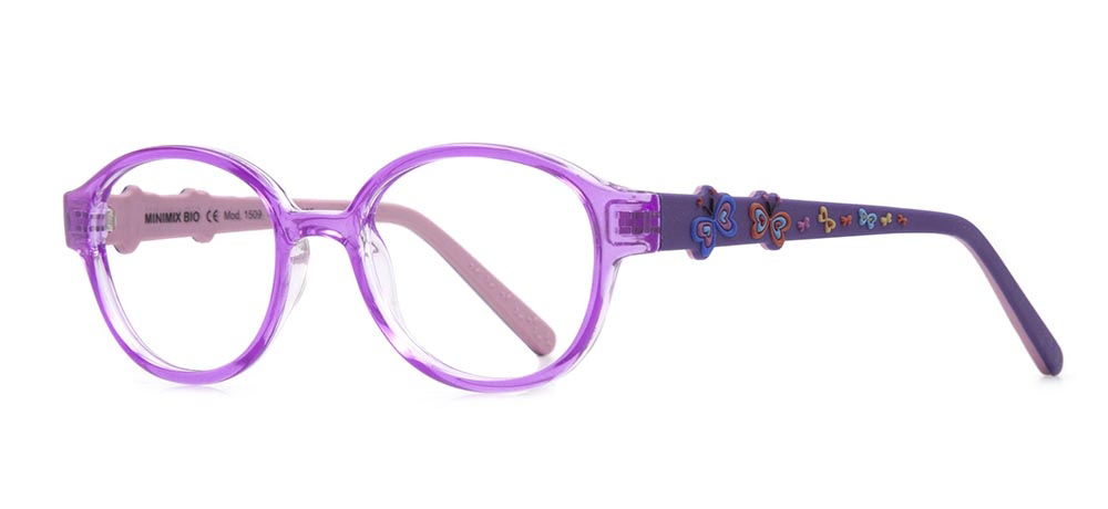 MINIMIX MNMX 1509-C.12 Optik Bebek,Çocuk Erkek,Kadın,Unisex Oval Çerçeveli Grilamid (TR90) - 2