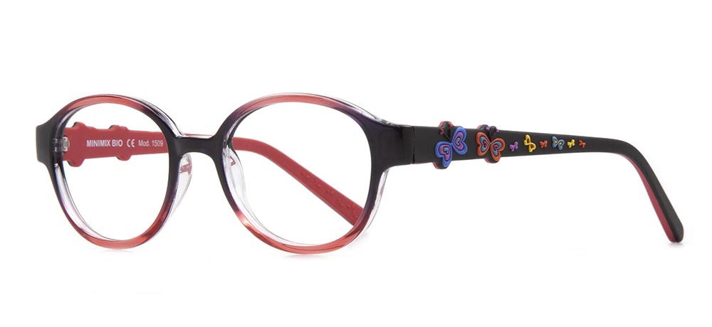 MINIMIX MNMX 1509-C.13 Optik Bebek,Çocuk Erkek,Kadın,Unisex Oval Çerçeveli Grilamid (TR90) - 2