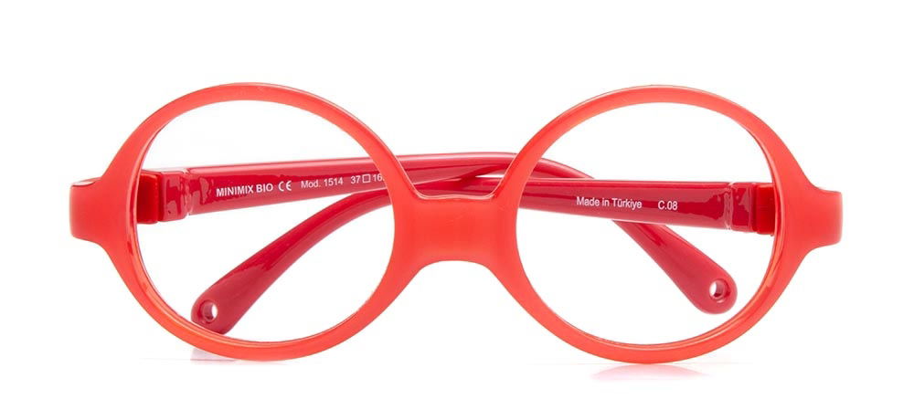 MINIMIX MNMX 1514-C.08 Optik Bebek Erkek,Kadın,Unisex Yuvarlak Çerçeveli Termoplastik TPE - 1