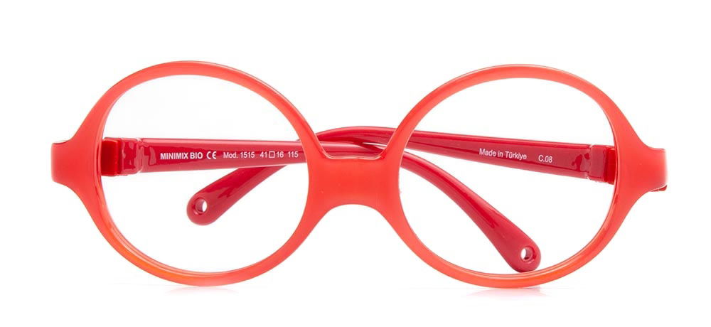 MINIMIX MNMX 1515-C.08 Optik Bebek,Çocuk Erkek,Kadın,Unisex Yuvarlak Çerçeveli Grilamid (TR90) - 1